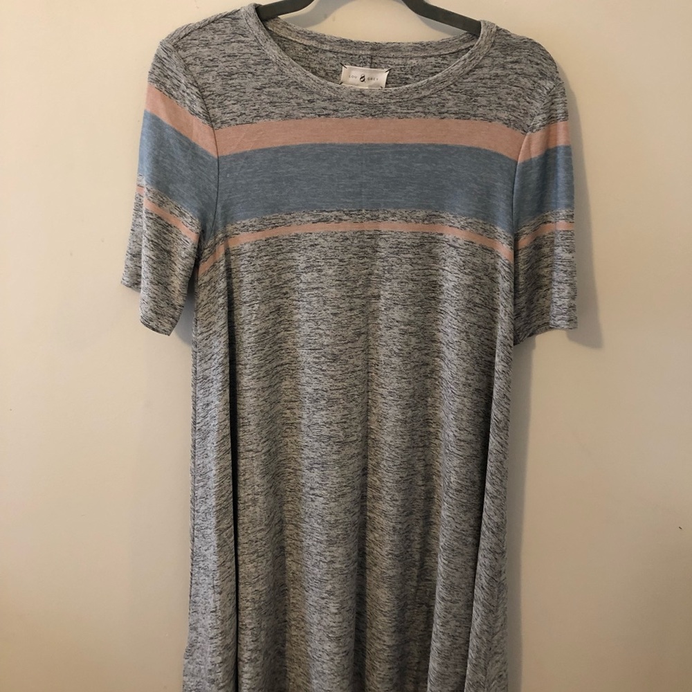 Comfy Lou & Grey Swing T-shirt Dress